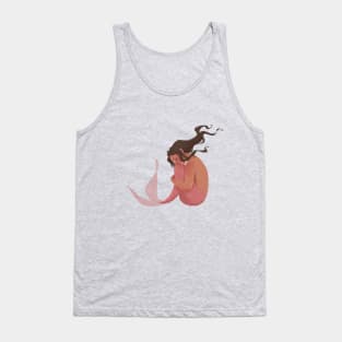 Peach Mermaid Tank Top